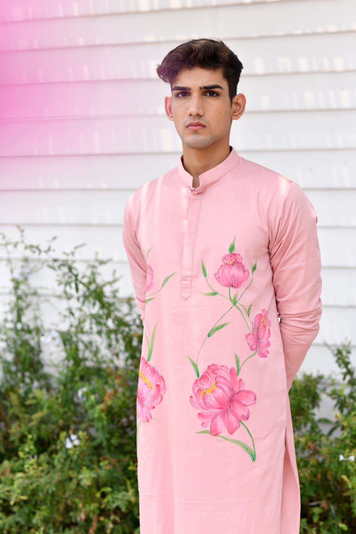 PINKESQUE peony kurta