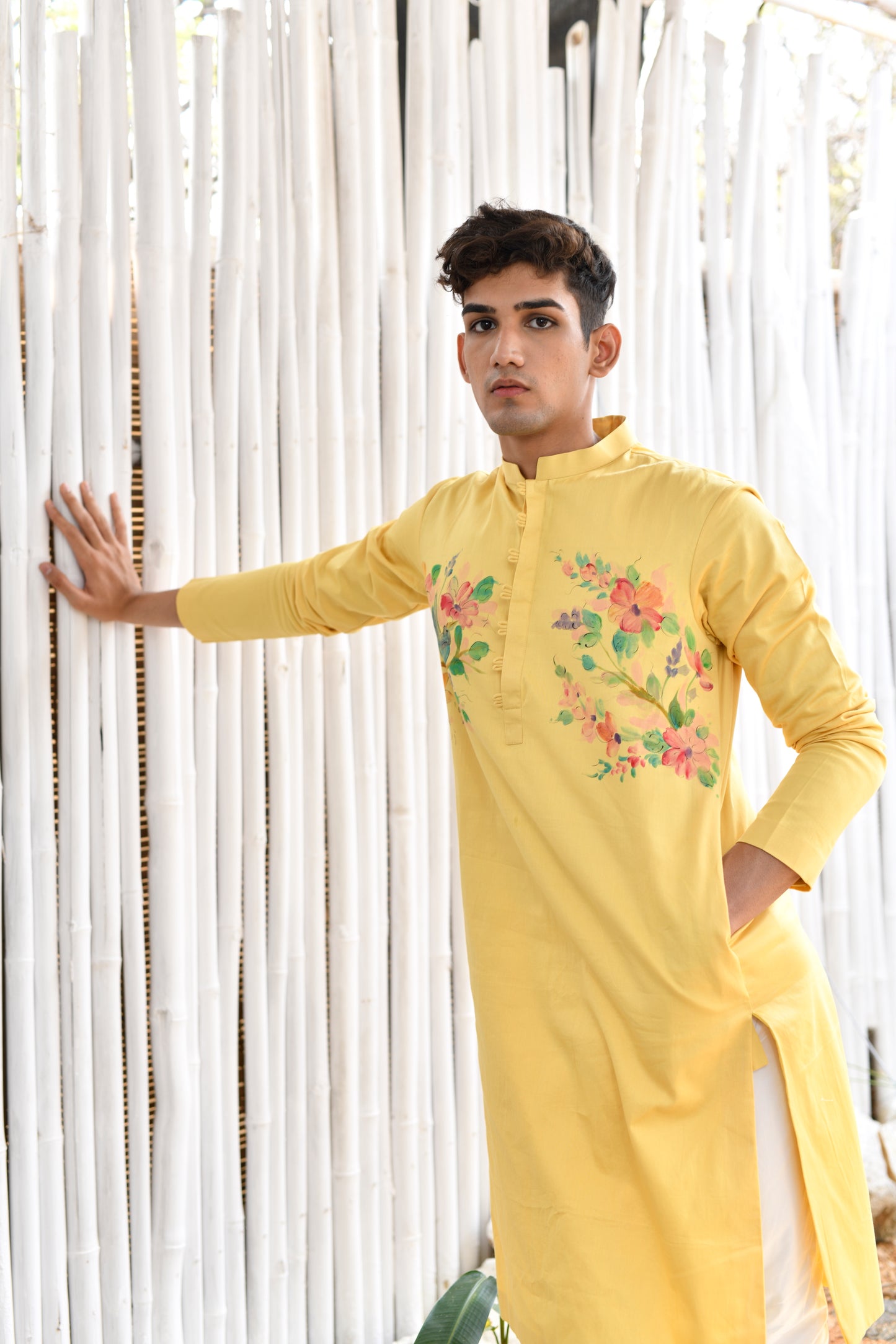 SUNSHINE YELLOW BIRD KURTA