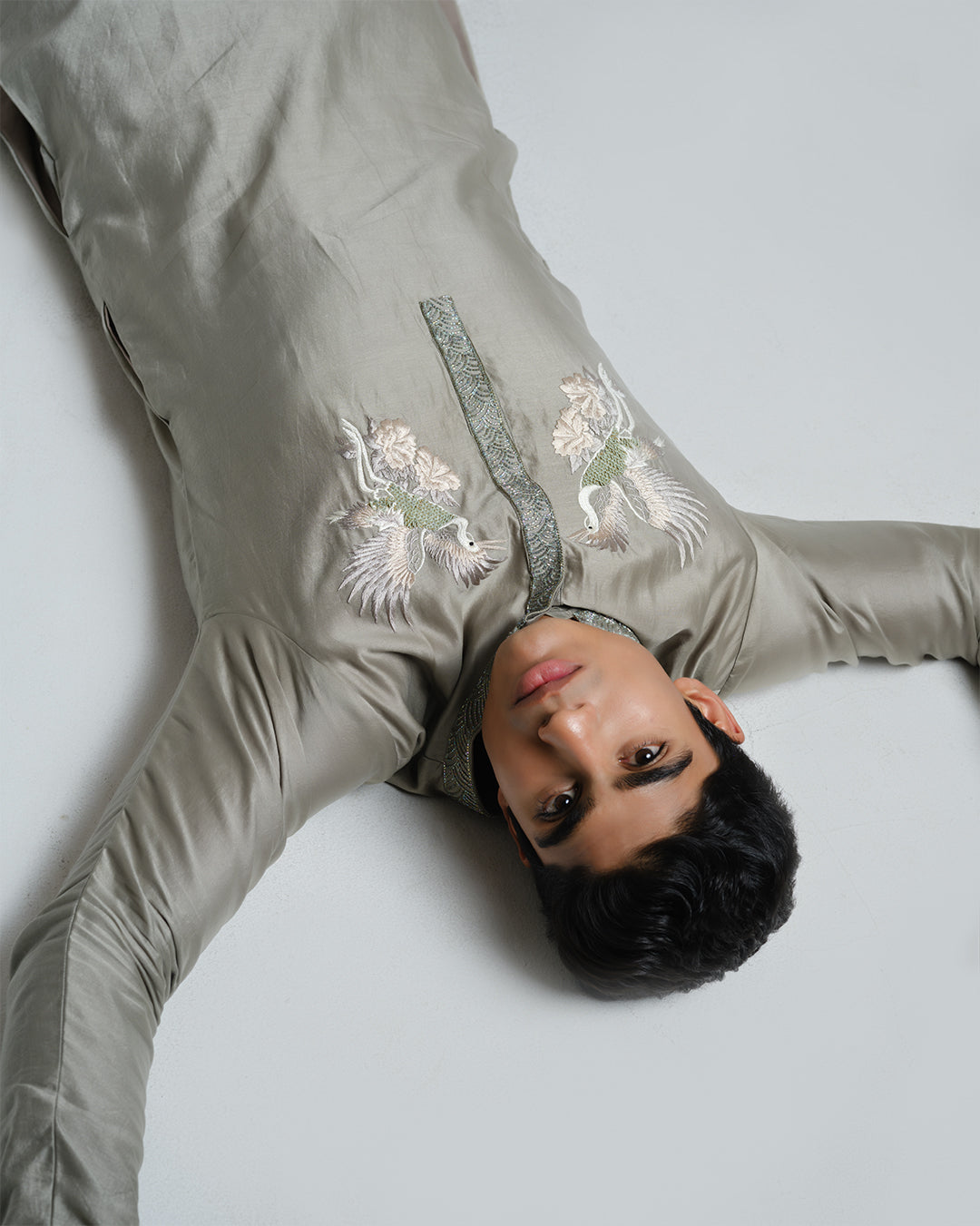 SAGE CRANE KURTA SET