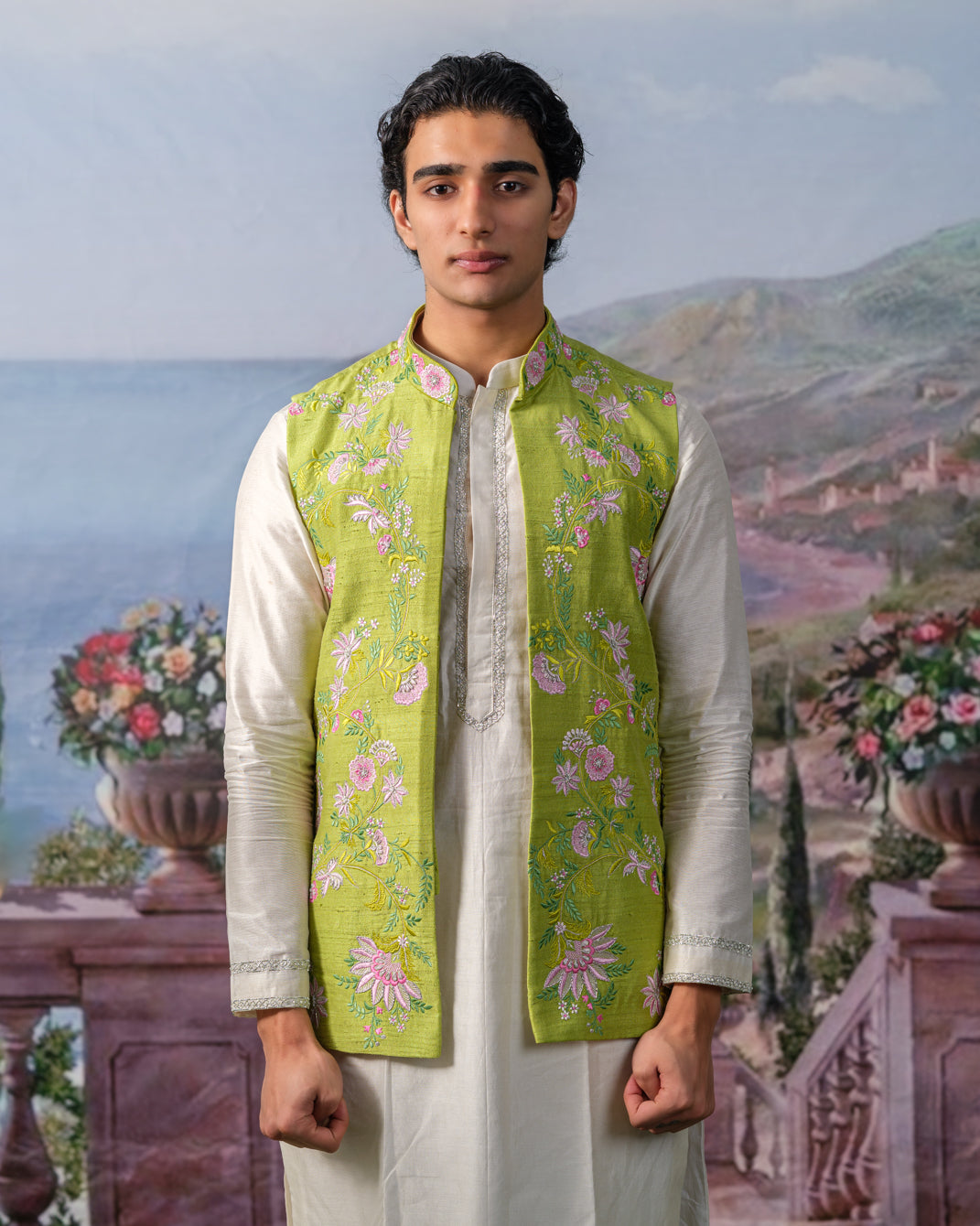 SAGE NEHRU JACKET SET