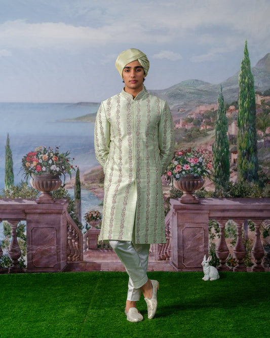 VERDE SHERWANI SET