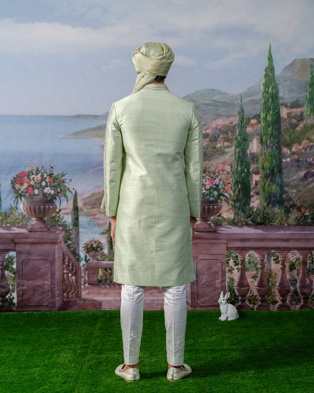 VERDE SHERWANI SET