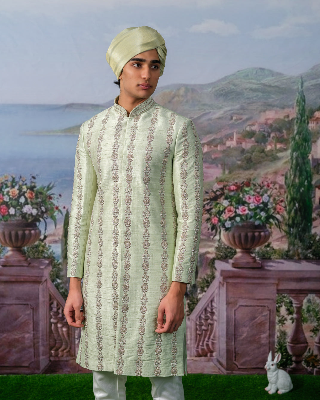 VERDE SHERWANI SET