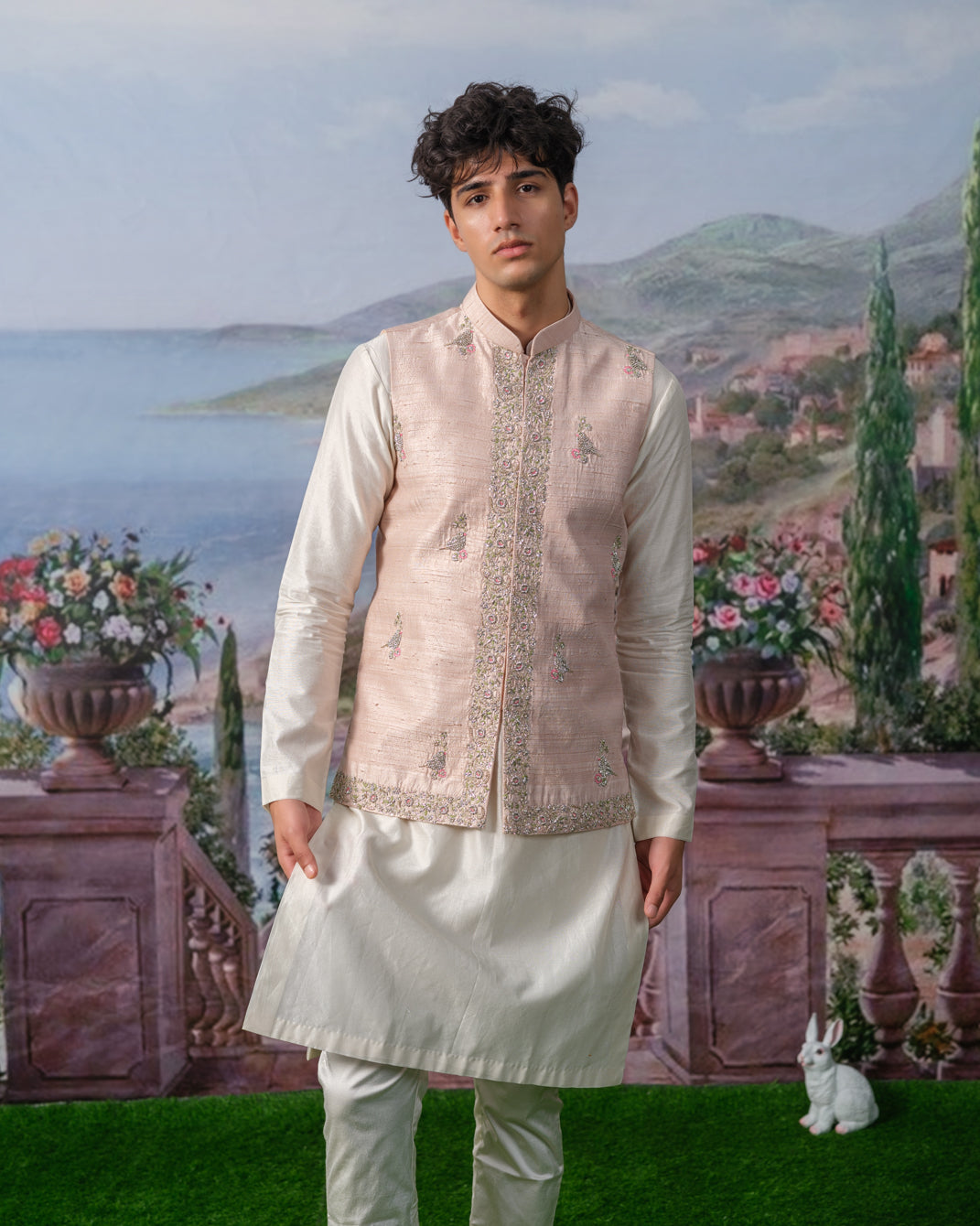 ROBIN NEHRU JACKET SET