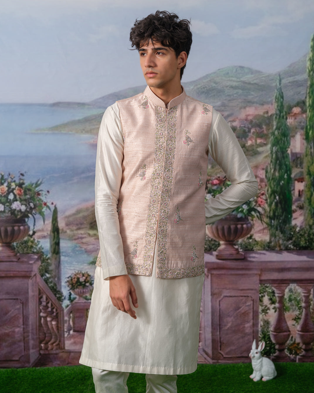 ROBIN NEHRU JACKET SET