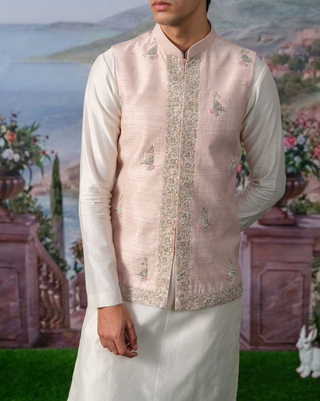ROBIN NEHRU JACKET SET