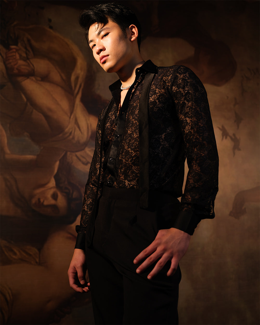 LACE POETRY SHIRT