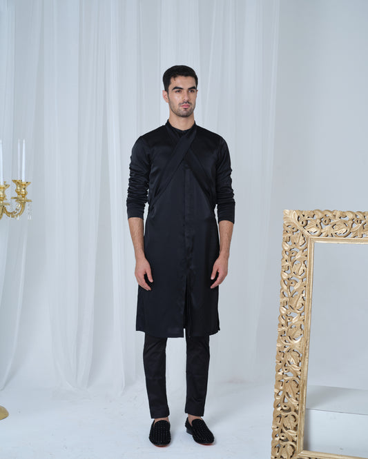 RICHARD SATIN KURTA SET