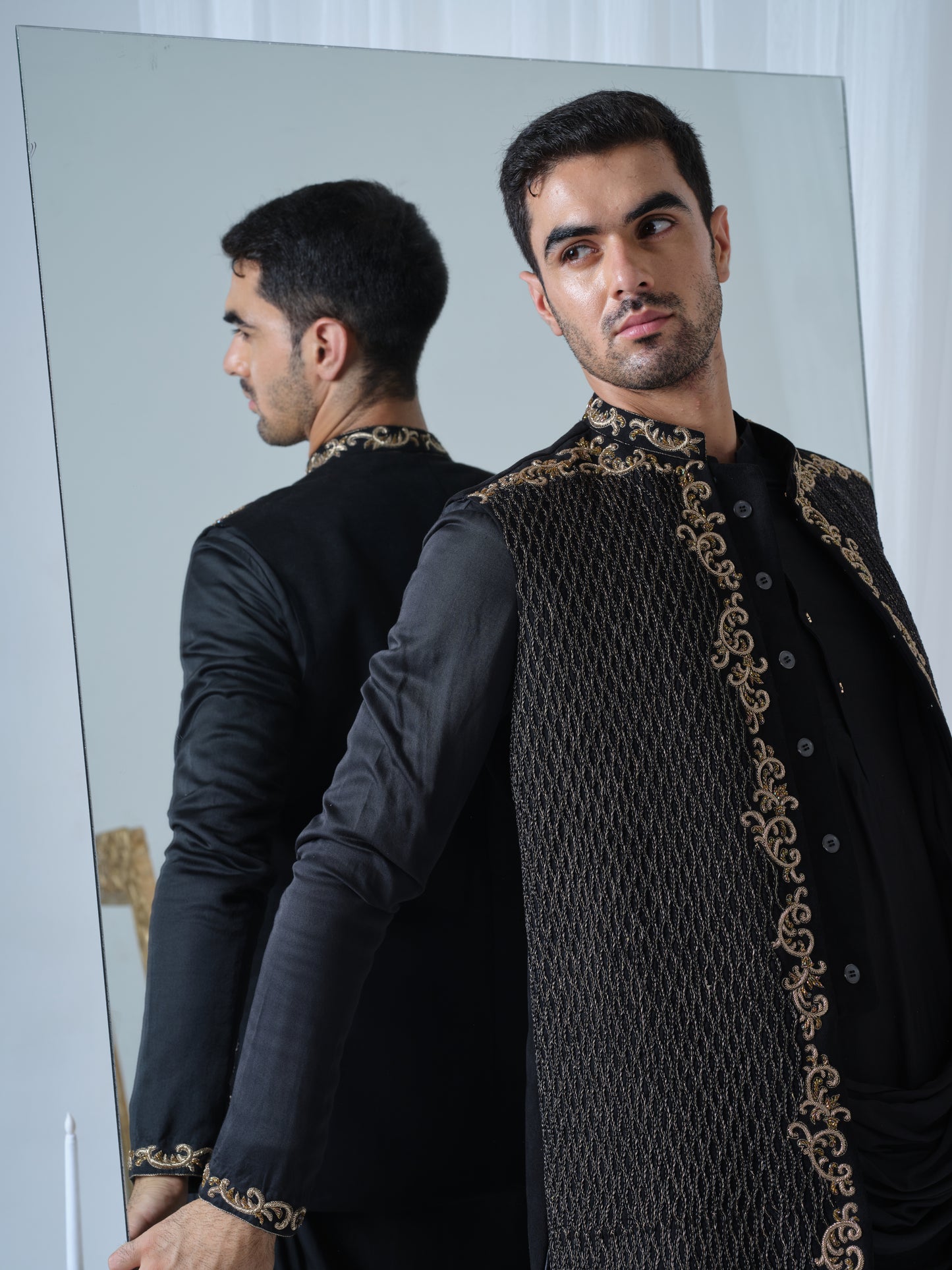 Ross nehru jacket set