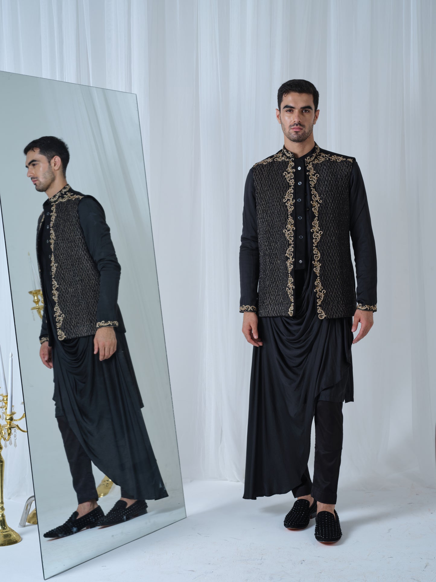 Ross nehru jacket set