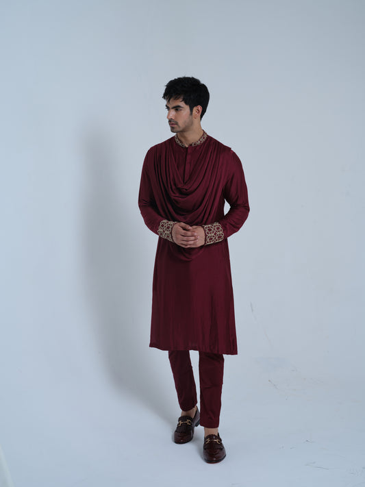 Philo cowl kurta set