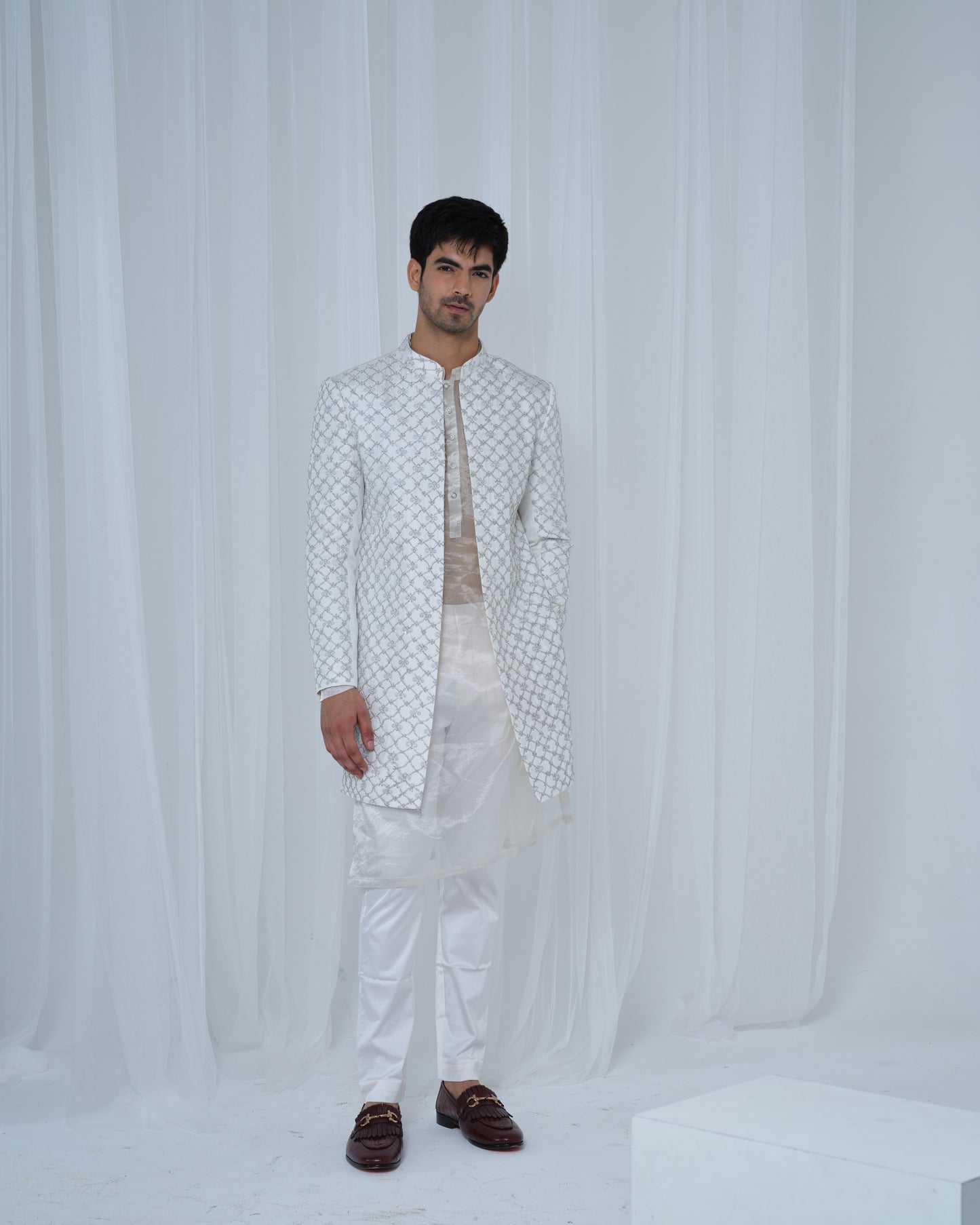 Lorenzo indo-western jacket set