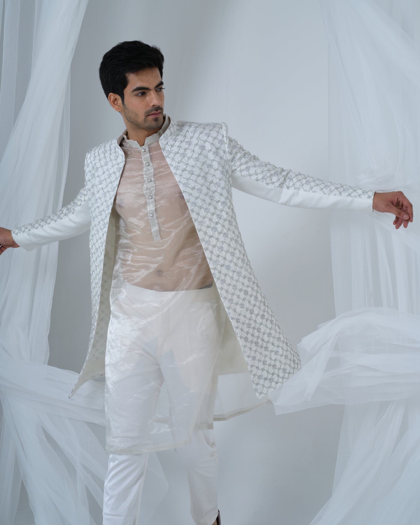 Lorenzo indo-western jacket set