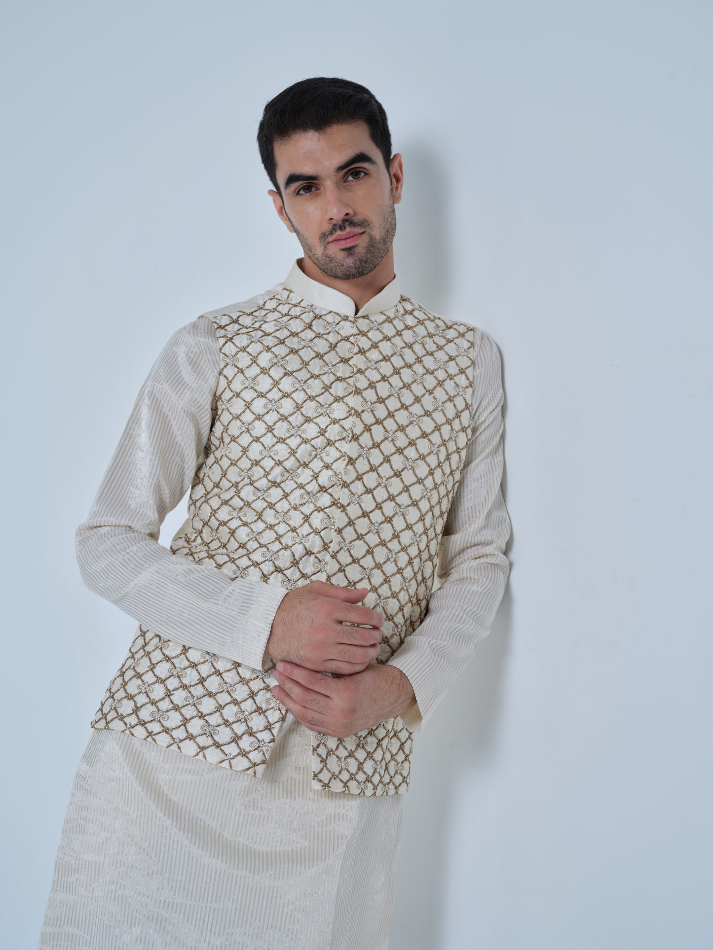 Dennis Nehru jacket set