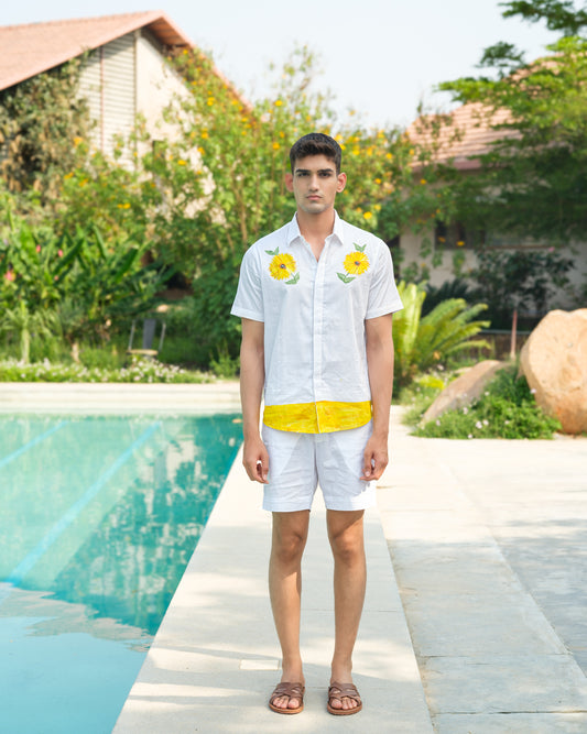 Yellow oasis shirt