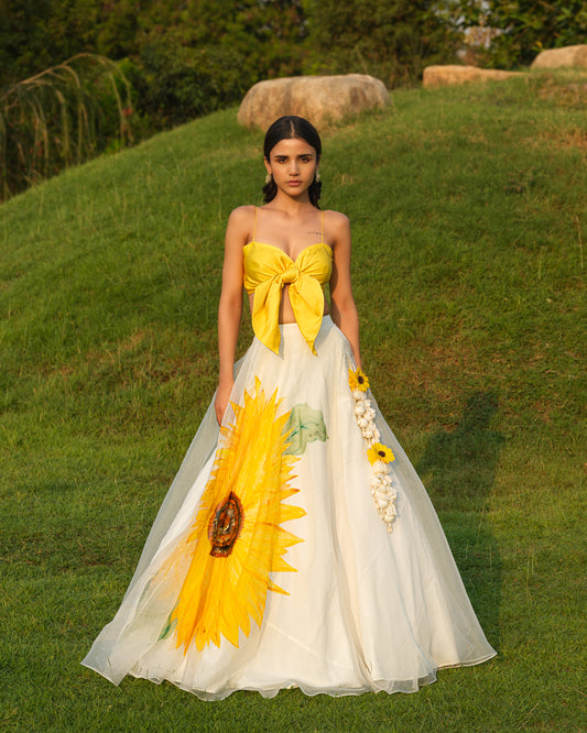 Sunflower Girl Lehenga
